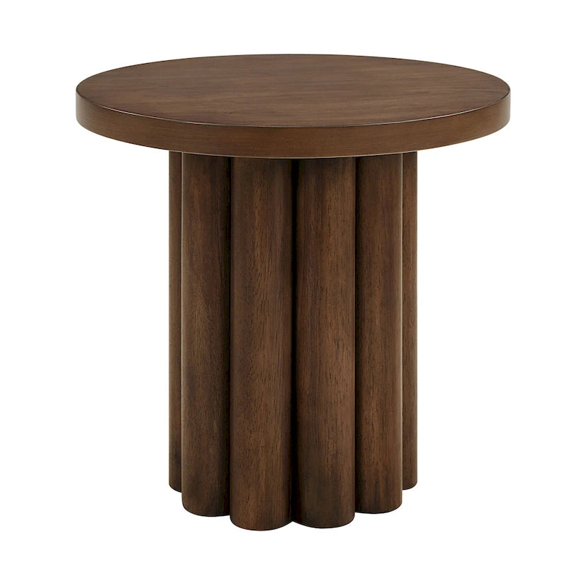Table d'appoint en bois finition couleur