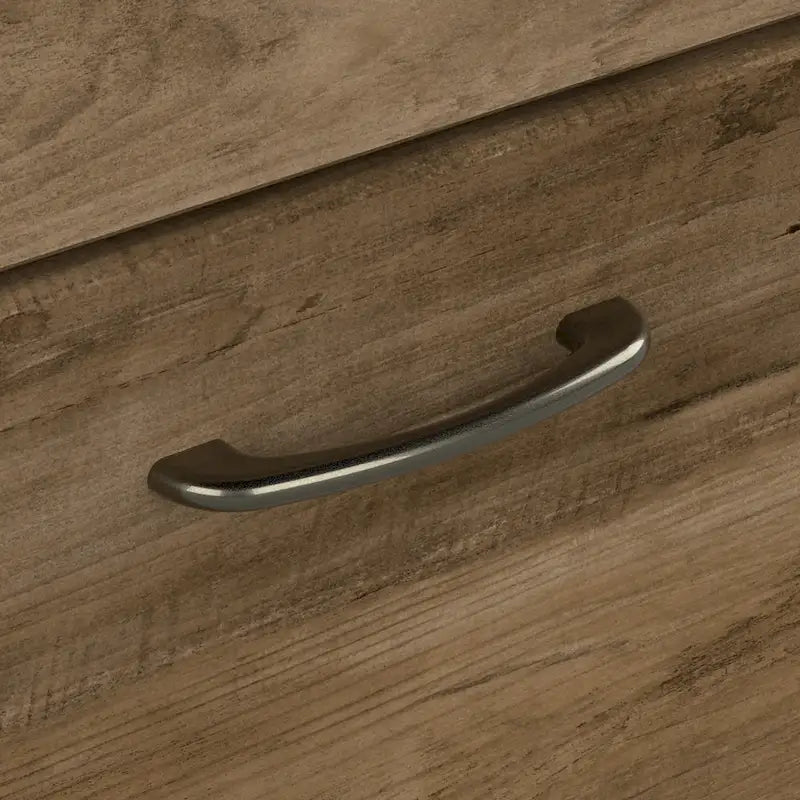 Bureau d'angle en L de 60 W avec huche et rangement