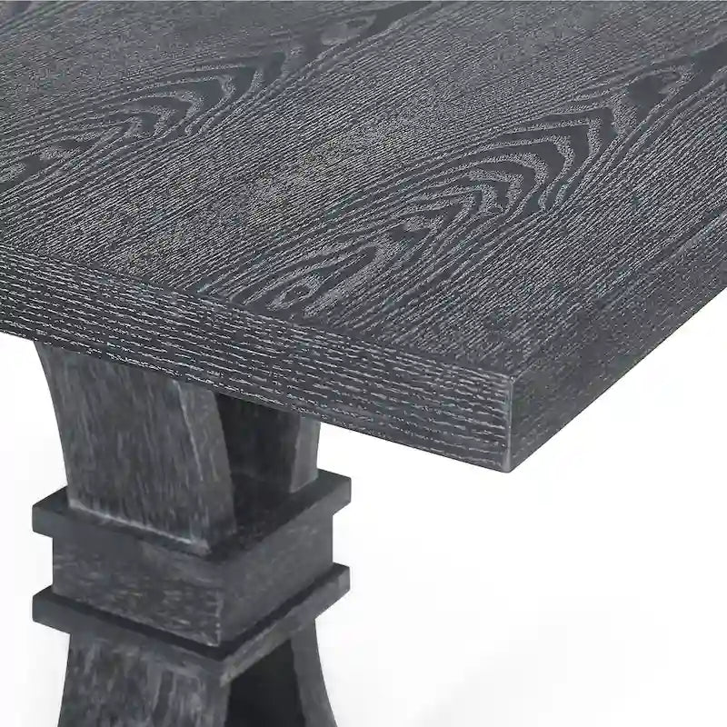 Table à manger extensible en bois