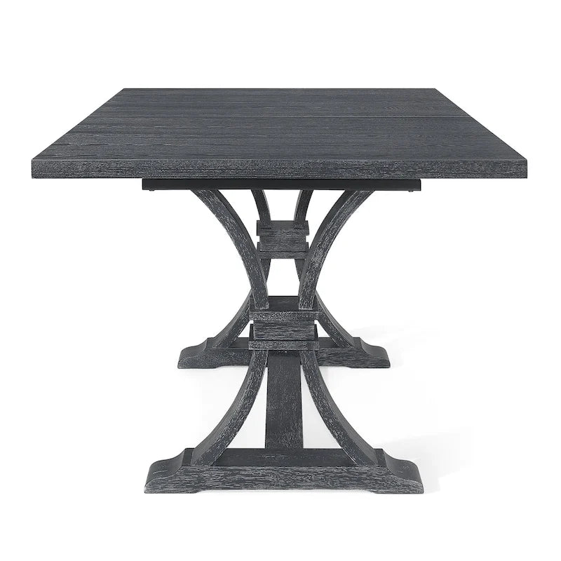Table à manger extensible en bois
