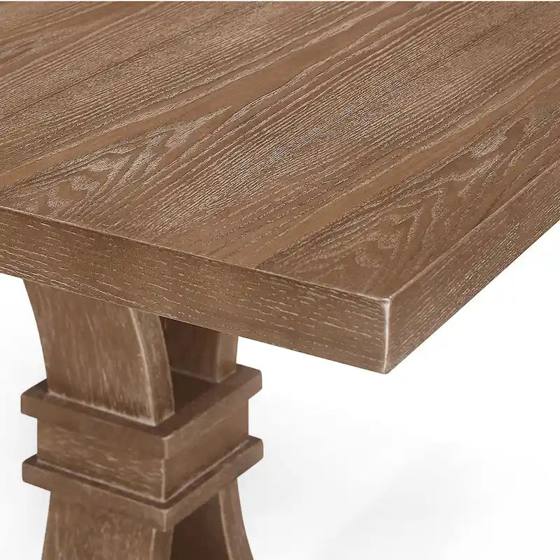 Table à manger extensible en bois