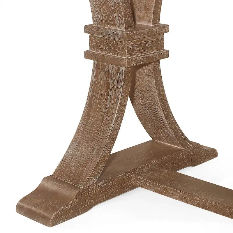 Table à manger extensible en bois
