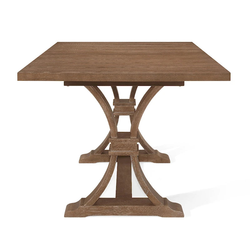 Table à manger extensible en bois