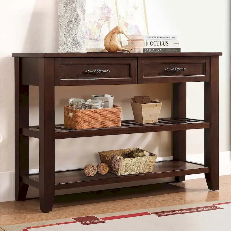 Buffet/bahut en bois massif de style Mid-Century 42