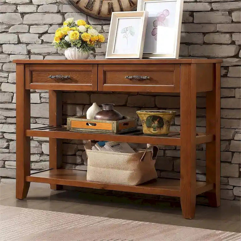 Buffet/bahut en bois massif de style Mid-Century 42