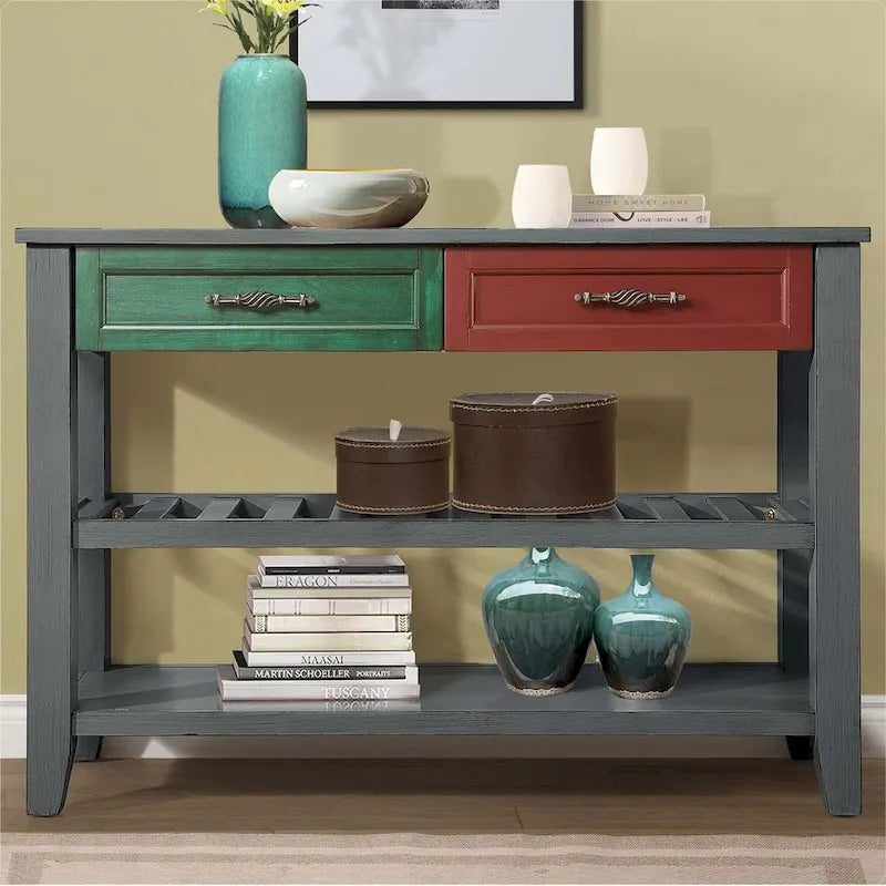 Buffet/bahut en bois massif de style Mid-Century 42