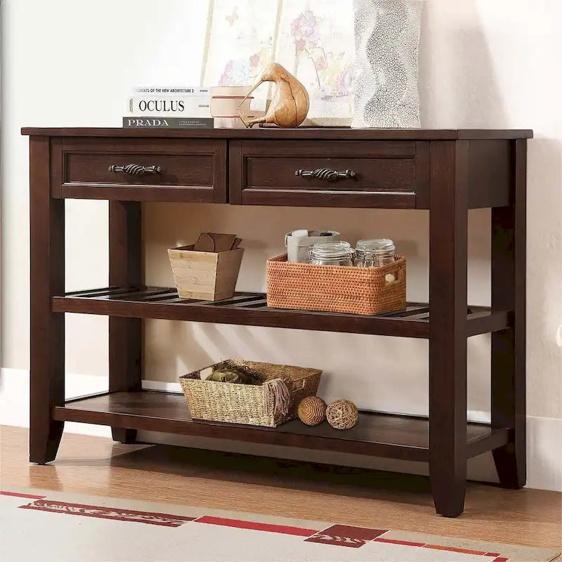 Buffet/bahut en bois massif de style Mid-Century 42
