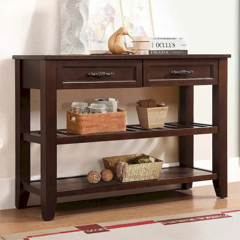 Buffet/bahut en bois massif de style Mid-Century 42