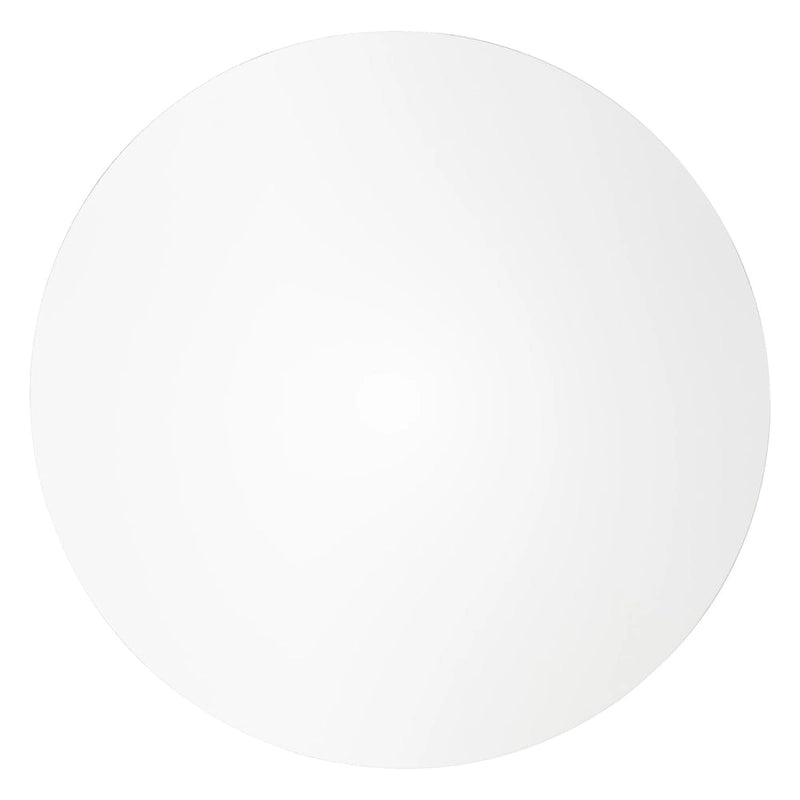 Table à manger ronde de 35 pouces, style moderne du milieu du siècle, plateau en bois et pied colonne en fer brillant pour cuisine et salle à manger