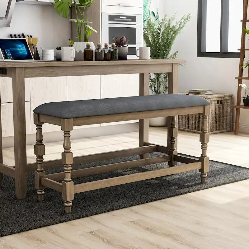 Banc hauteur comptoir 50 pouces Farmhouse
