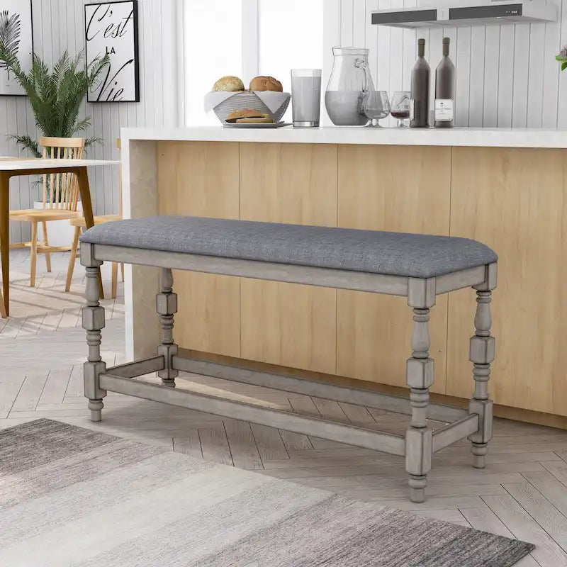 Banc hauteur comptoir 50 pouces Farmhouse