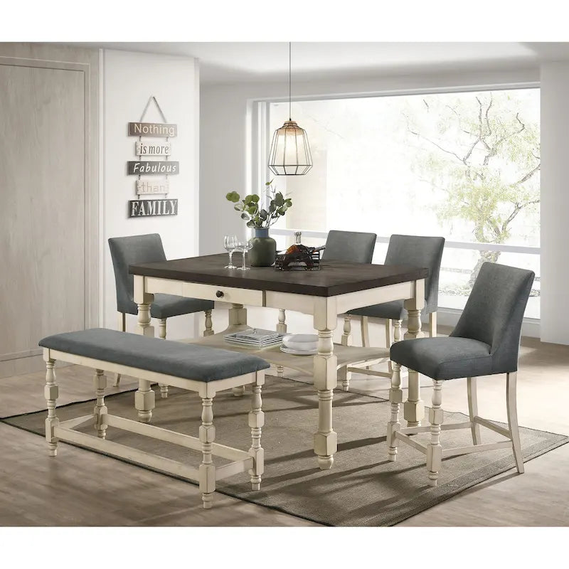 Banc hauteur comptoir 50 pouces Farmhouse