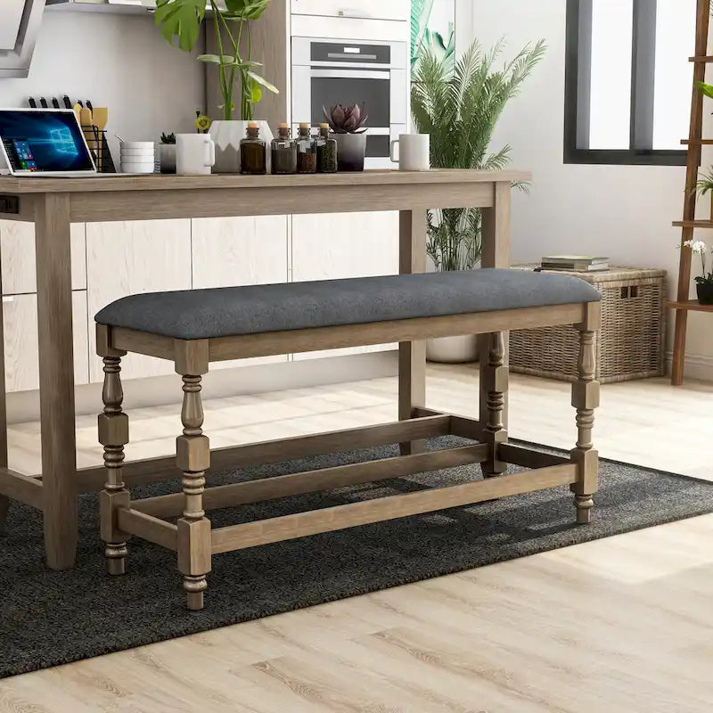 Banc hauteur comptoir 50 pouces Farmhouse