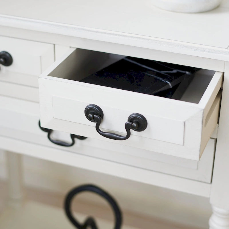 Console 3 tiroirs - 23,5 L x 13 P x 29,5 H - 24Lx13Px30H
