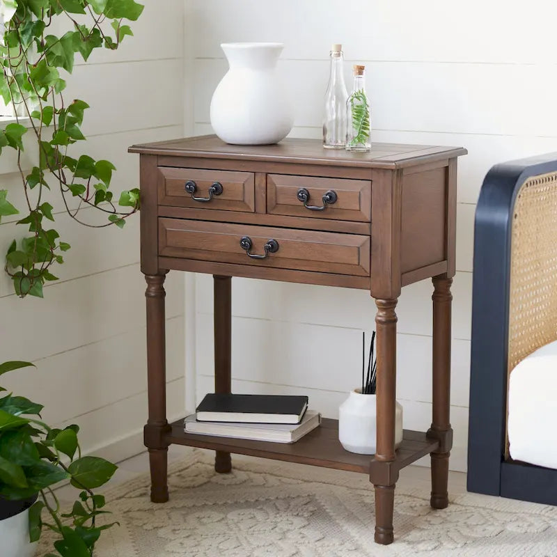 Console 3 tiroirs - 23,5 L x 13 P x 29,5 H - 24Lx13Px30H