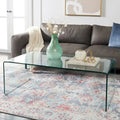  Heidi Clear Coffee Table - 47.2 x 25.6 x 16.5 - 47Wx26Dx17H