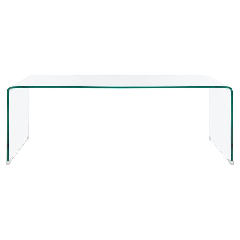 Table basse transparente - 47,2 x 25,6 x 16,5 - 47Wx26Px17H