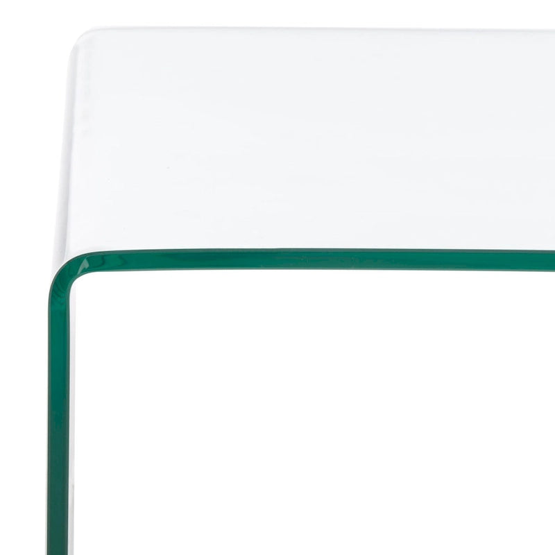 Table basse transparente - 47,2 x 25,6 x 16,5 - 47Wx26Px17H