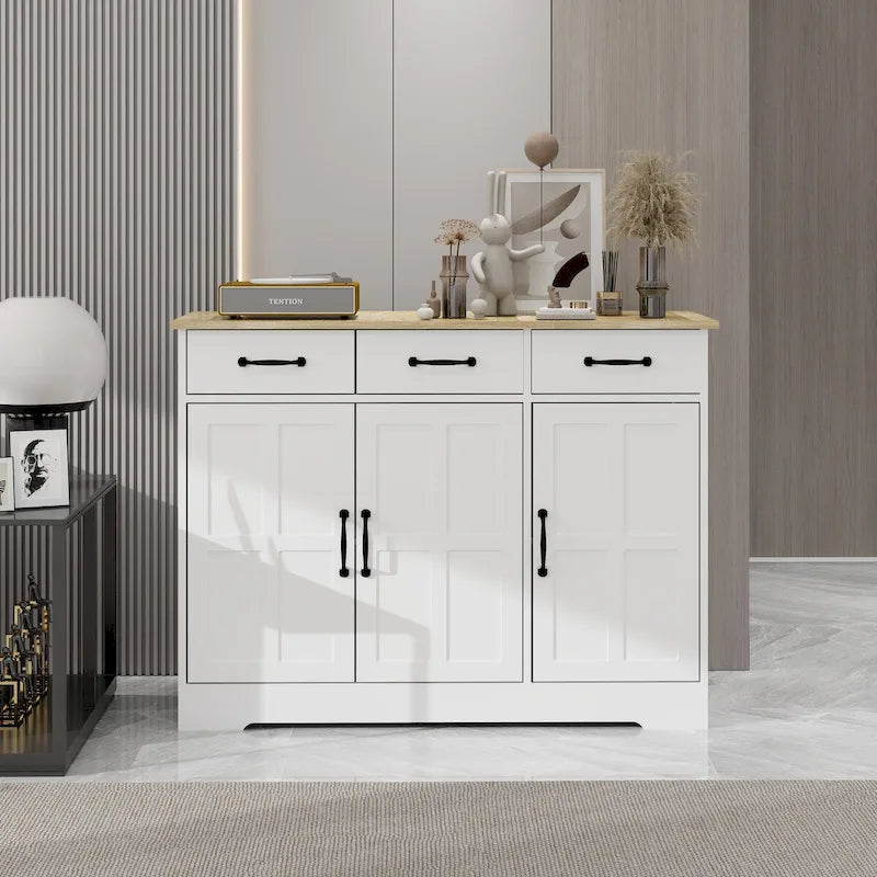 Meuble de rangement, vaisselier – blanc