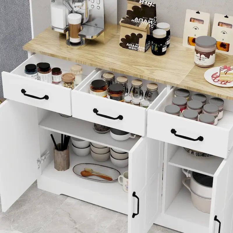 Meuble de rangement, vaisselier – blanc