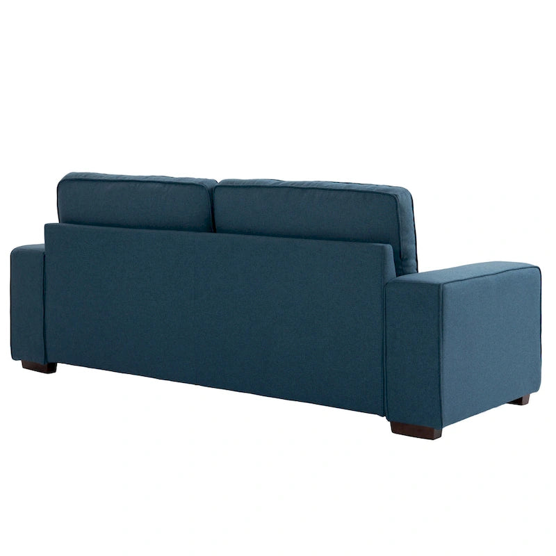 Canapé moderne 3 places en tissu rembourré 80