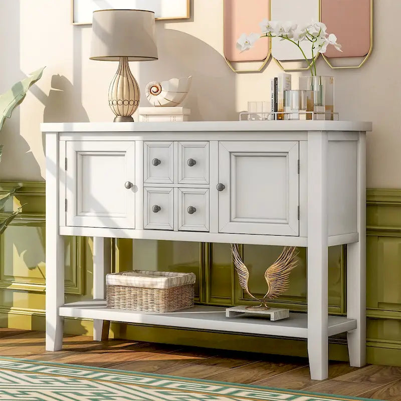 Buffet Console avec Étagère Inférieure