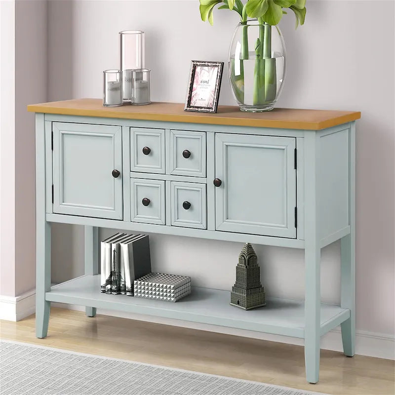 Buffet Console avec Étagère Inférieure