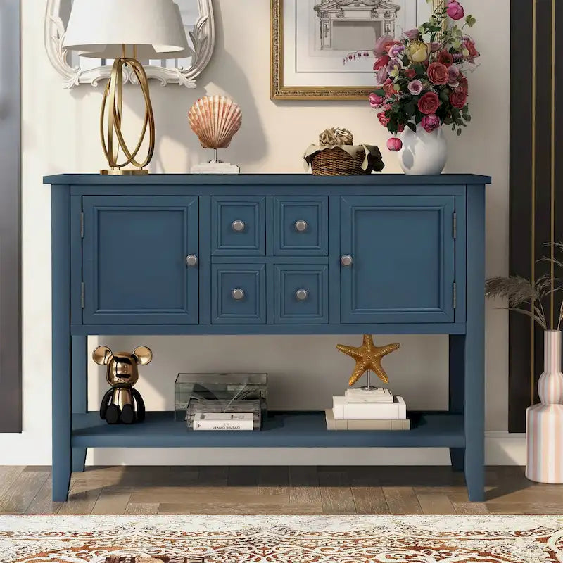 Buffet Console avec Étagère Inférieure