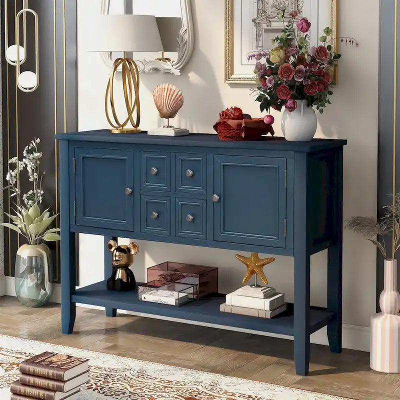 Buffet Console avec Étagère Inférieure