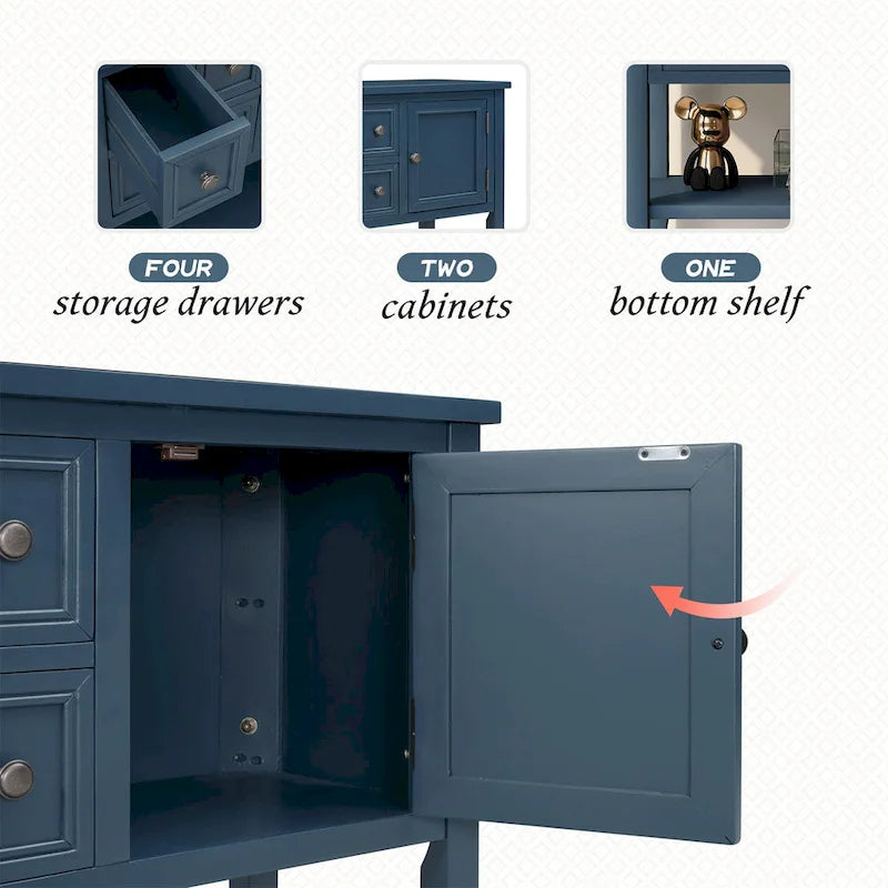Buffet Console avec Étagère Inférieure