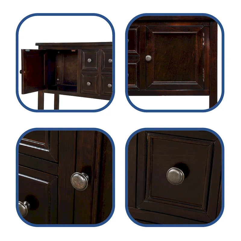 Buffet Console avec Étagère Inférieure