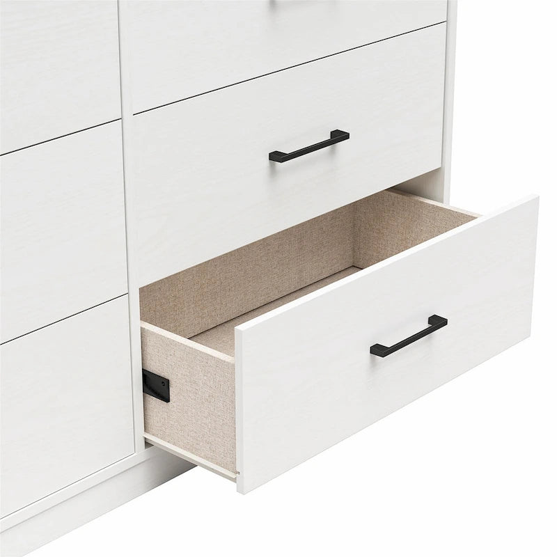 Commode large à 6 tiroirs